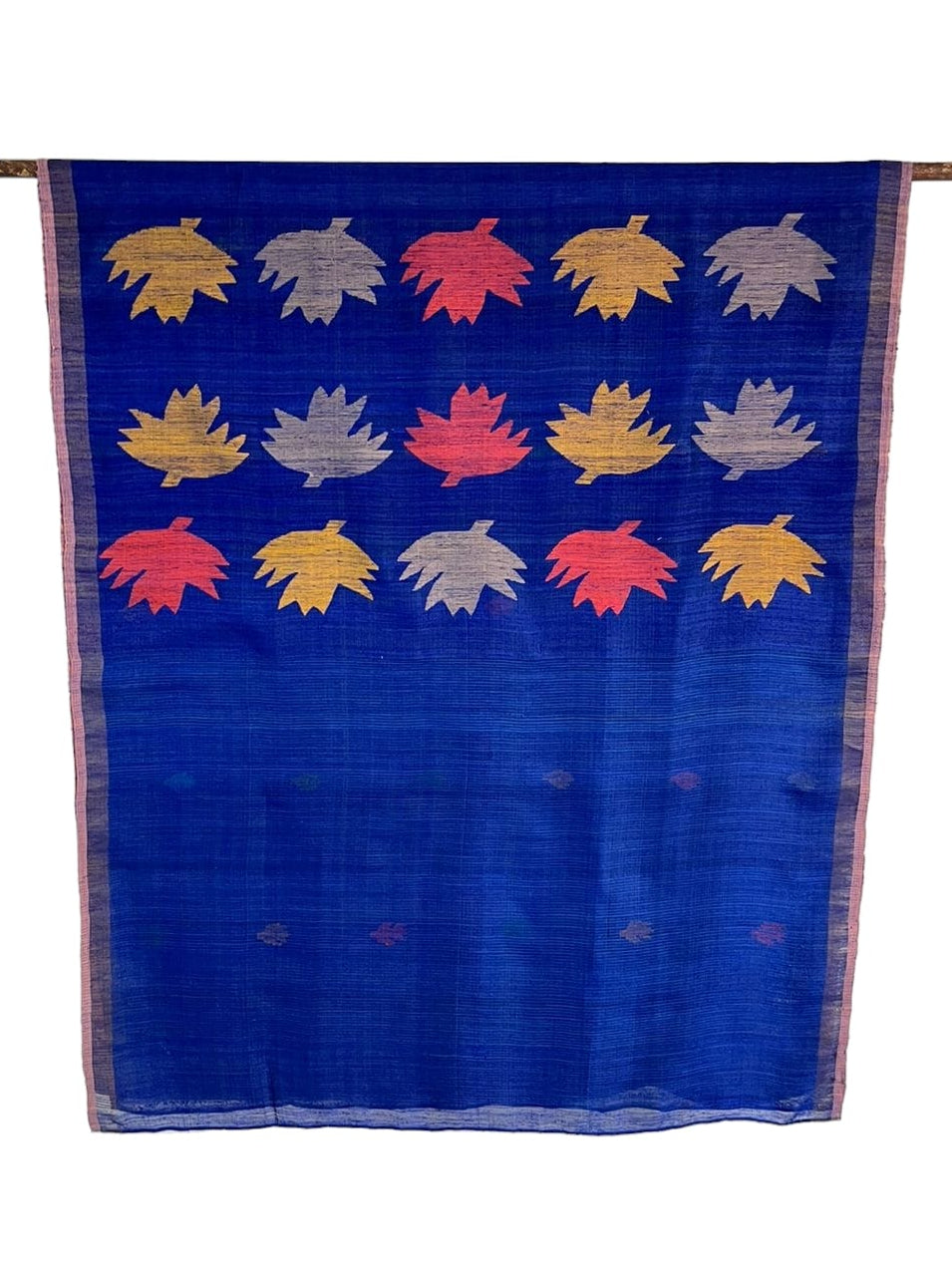 Oct 2025 Blue Jamdani Saree