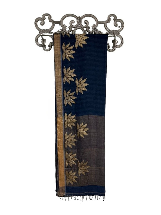 Oct 2025 Grey Lotus Saree