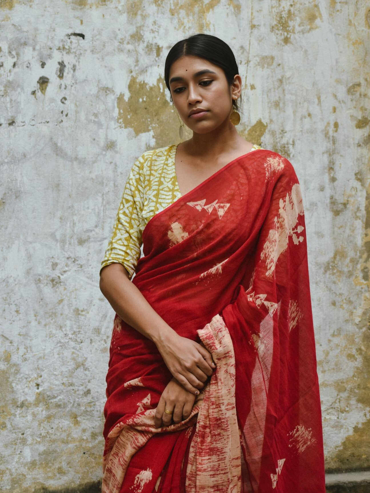 Blissful Claret Saree