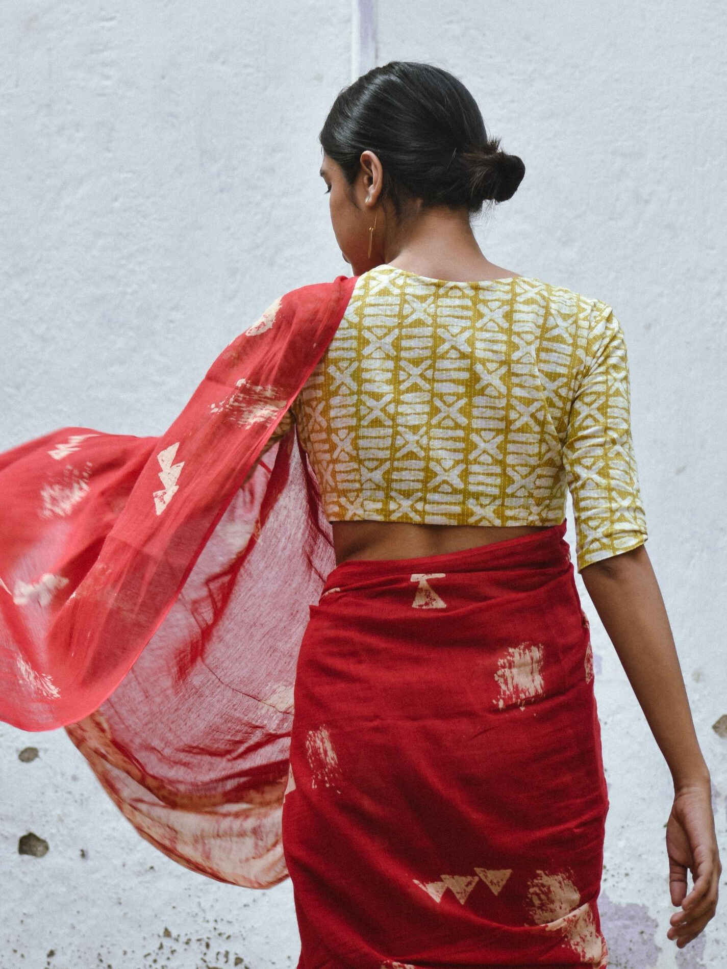 Blissful Claret Saree