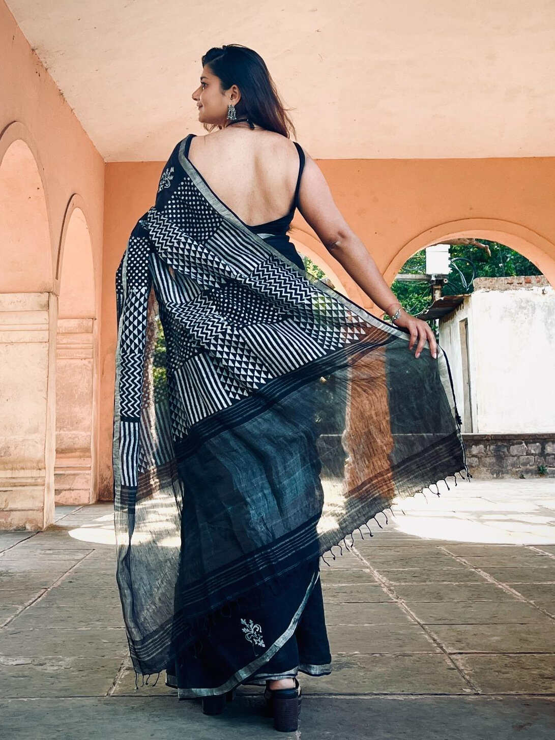 Cocktail Midnight Saree