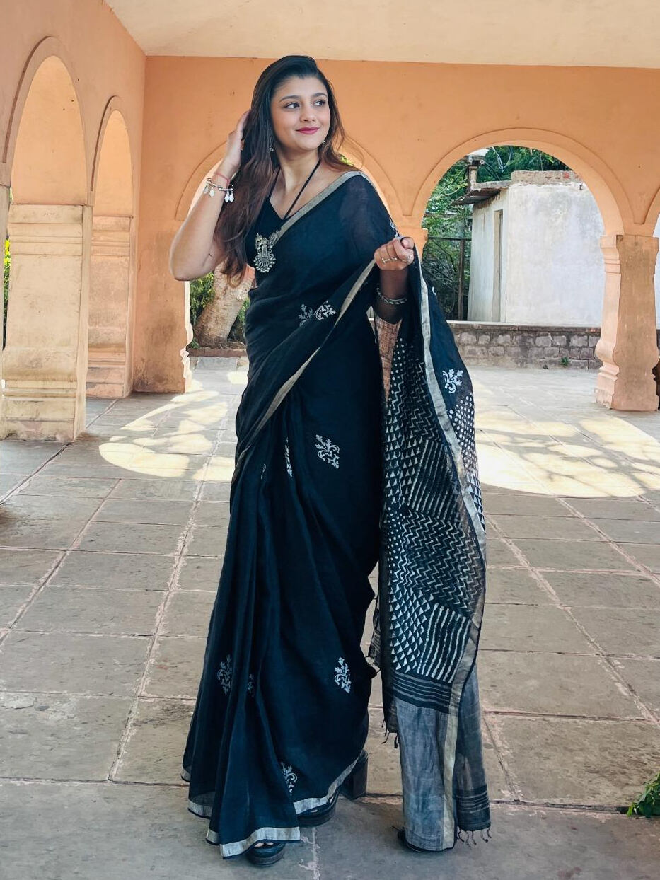 Cocktail Midnight Saree