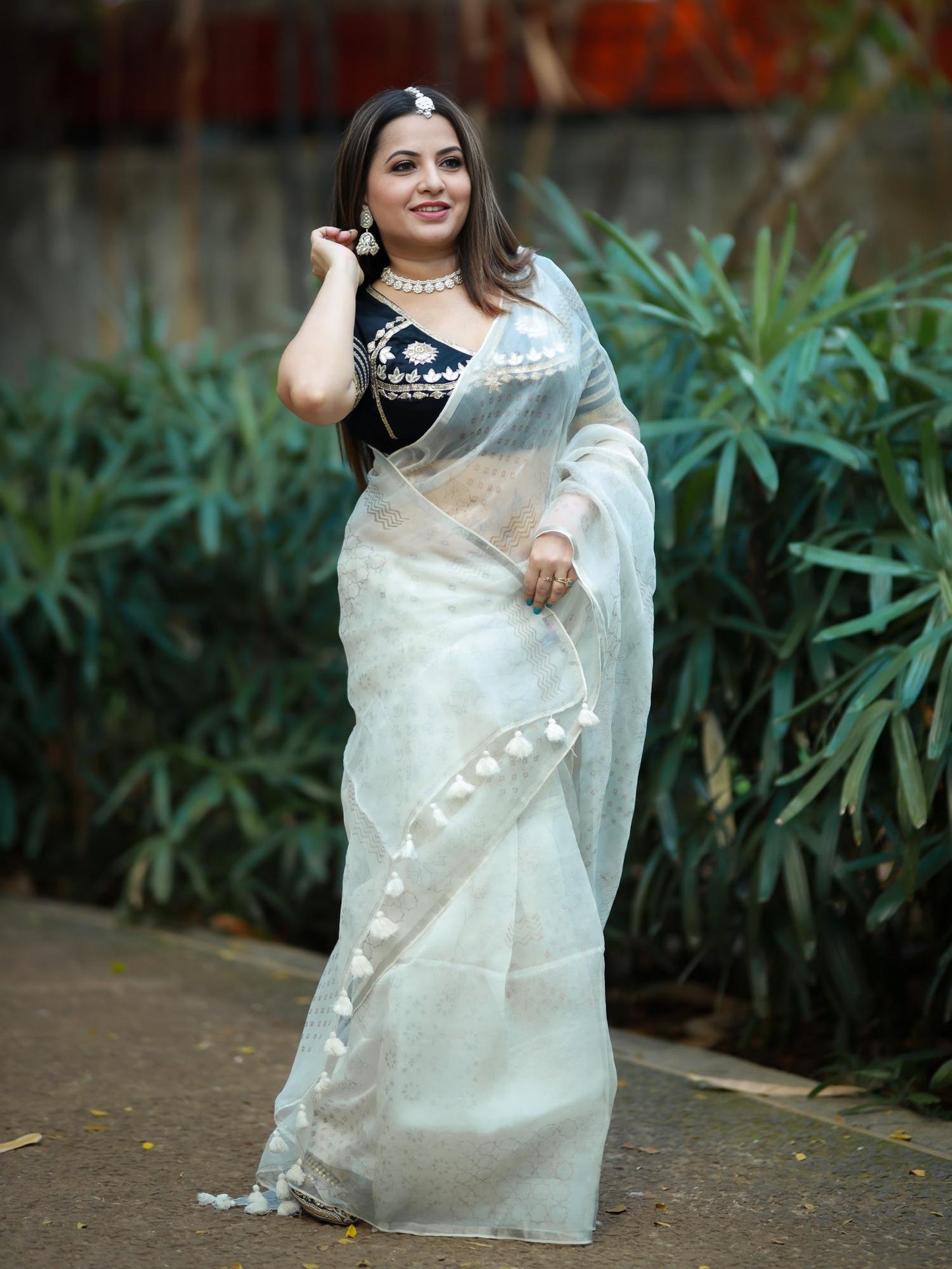 Pari Ivory Saree