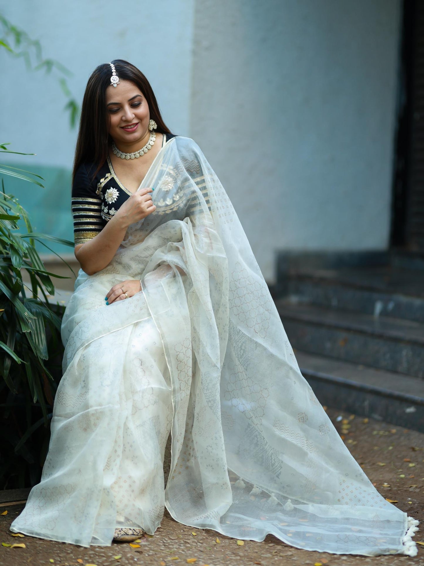 Pari Ivory Saree