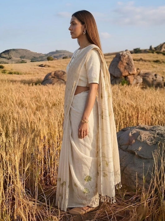 Serene Flora Saree