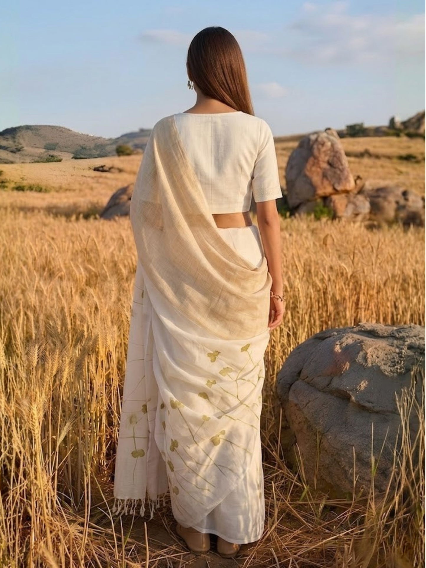 Serene Flora Saree