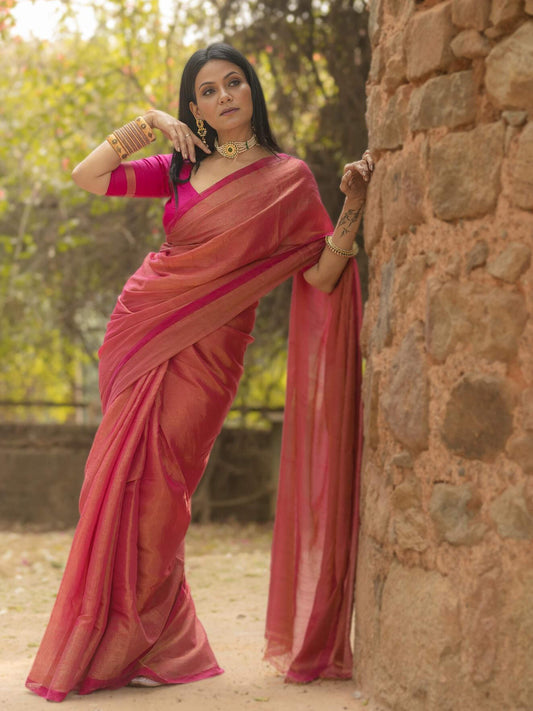 Bani Thani Rose Saree