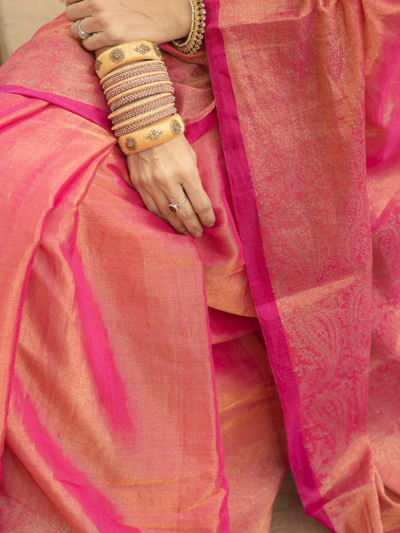 Bani Thani Rose Saree