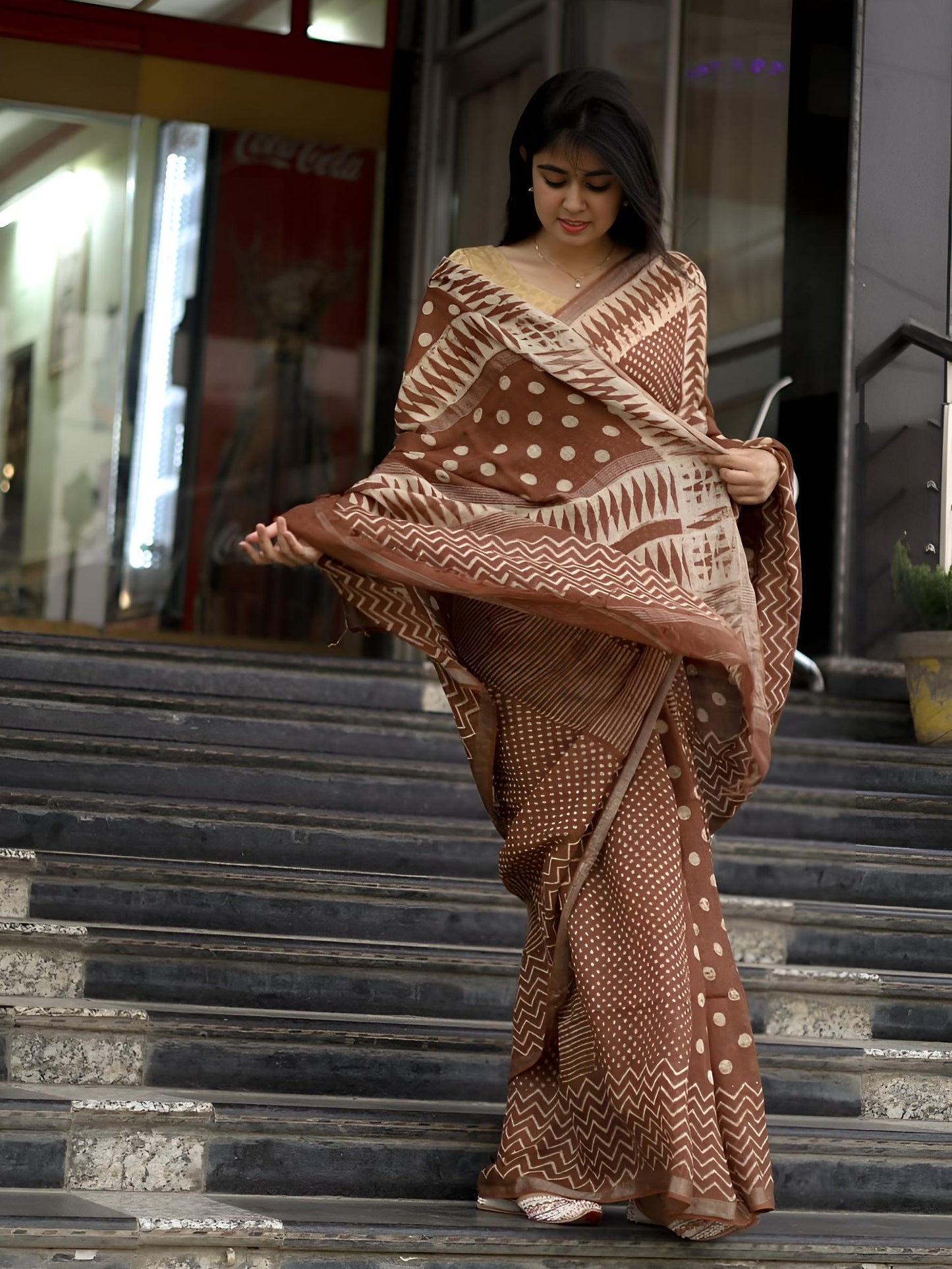 WabiSabi-BrownSaree