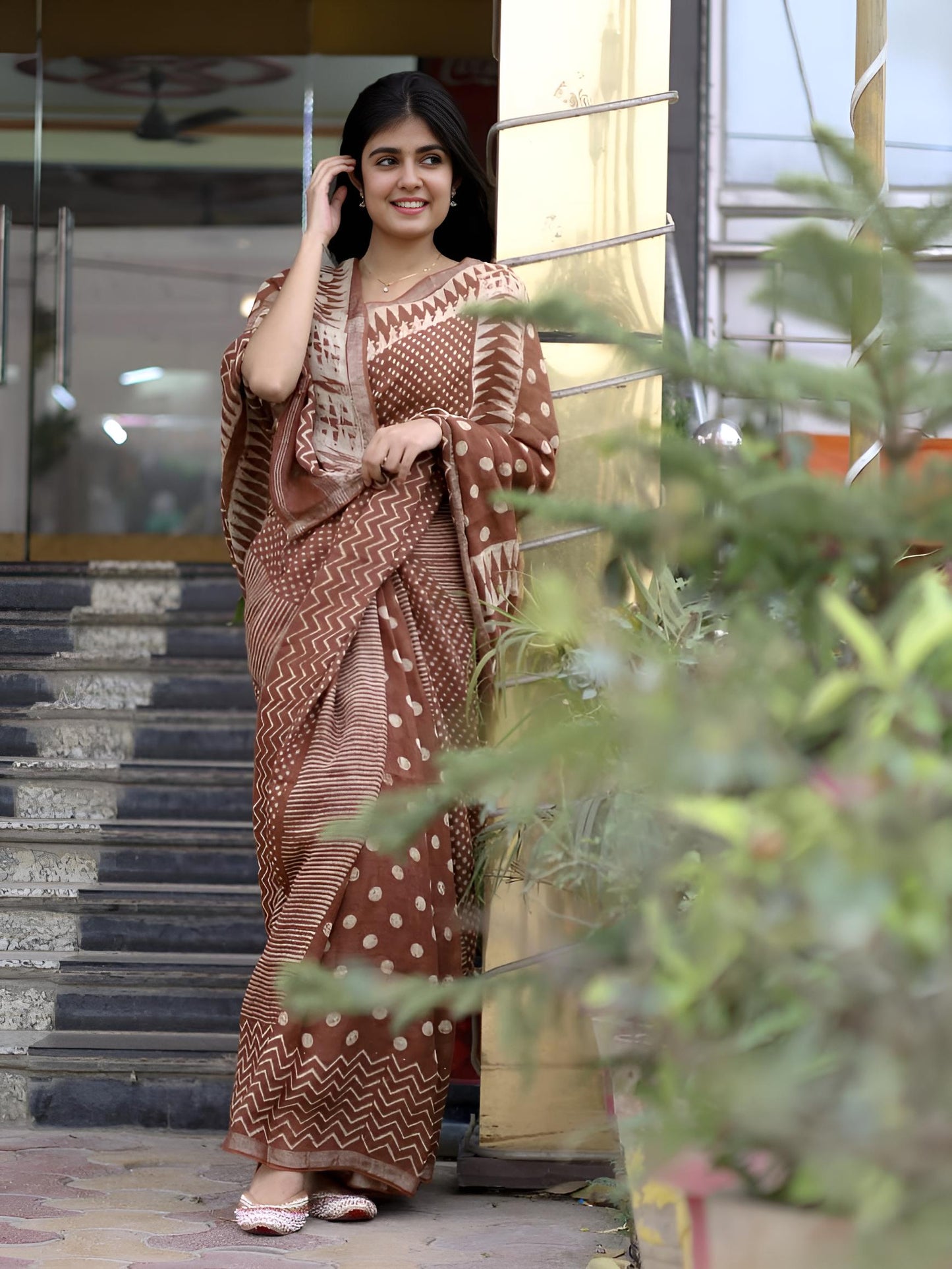 WabiSabi-BrownSaree