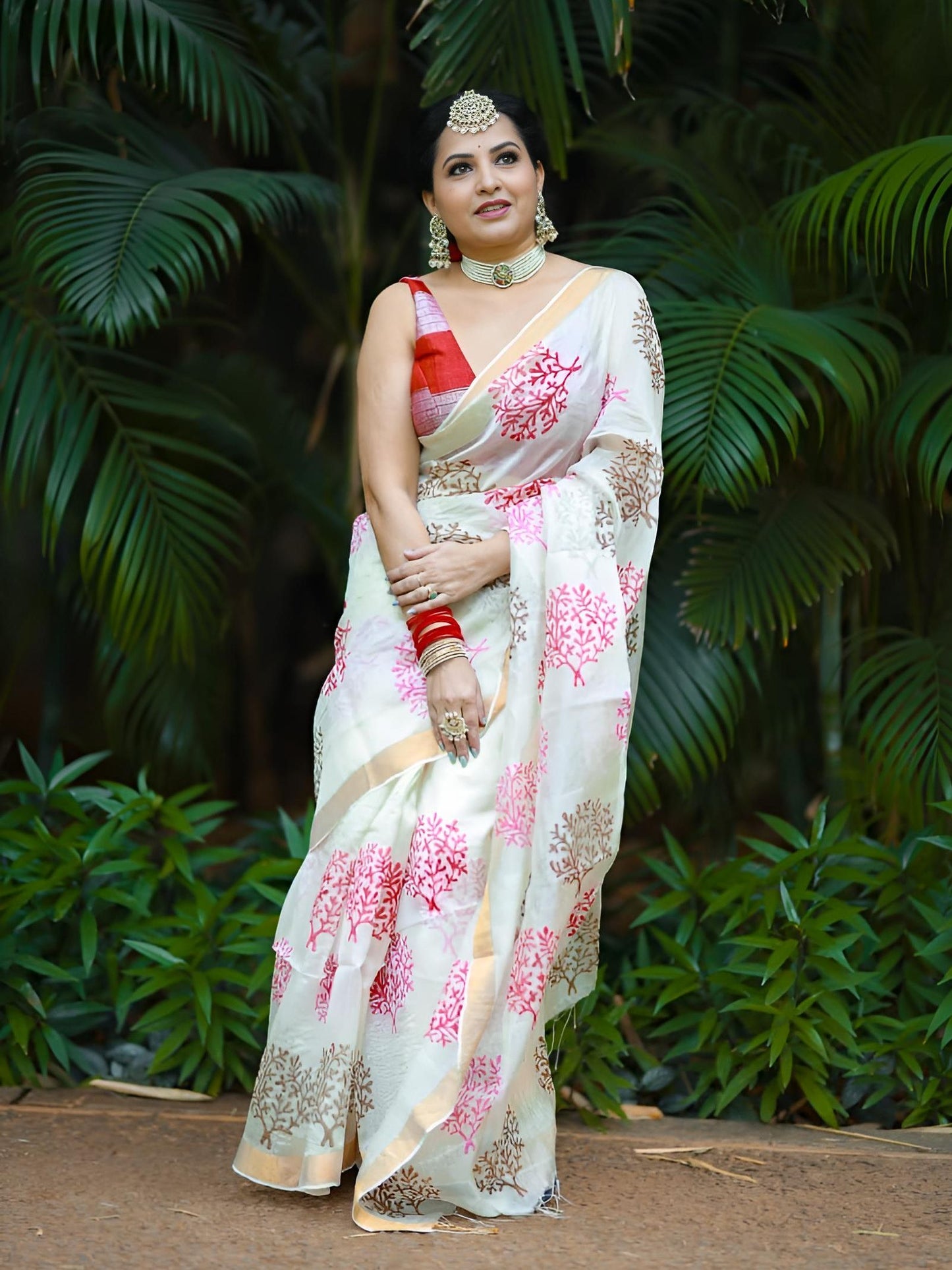 Pari tree saree