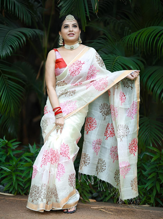 Pari tree saree