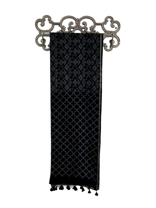 Oct 2025 Black Weave Saree