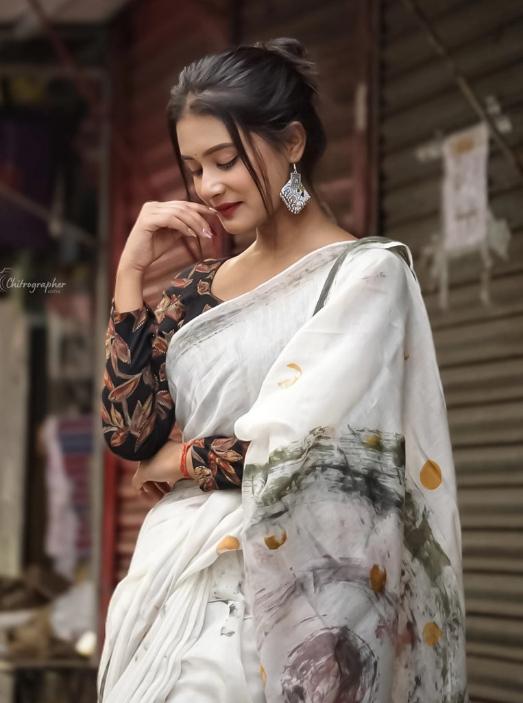 Life is a Canvas Aura Saree