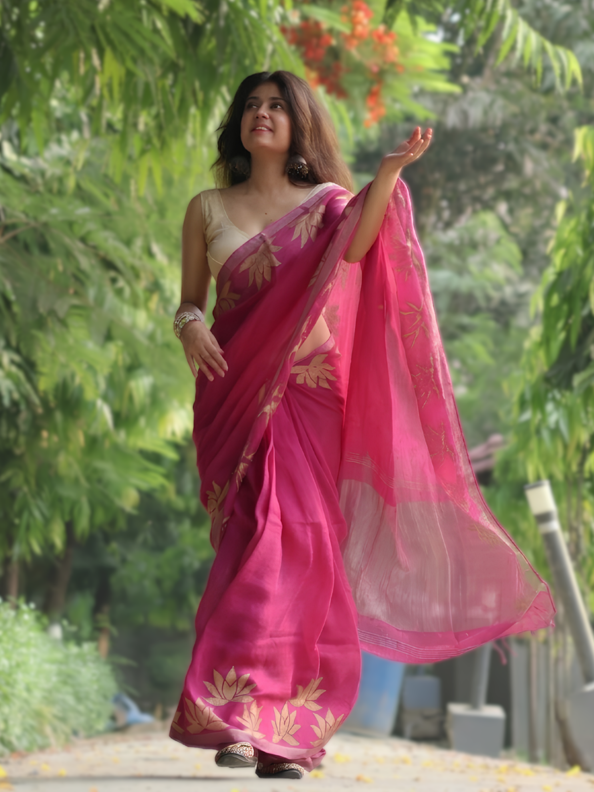 Gulmohar Saree