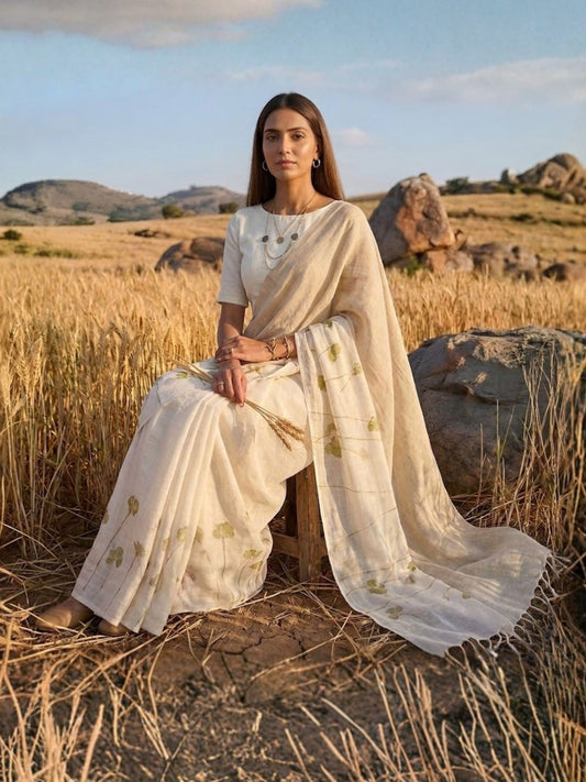 Serene Flora Saree