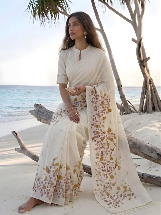 Petal Trace saree