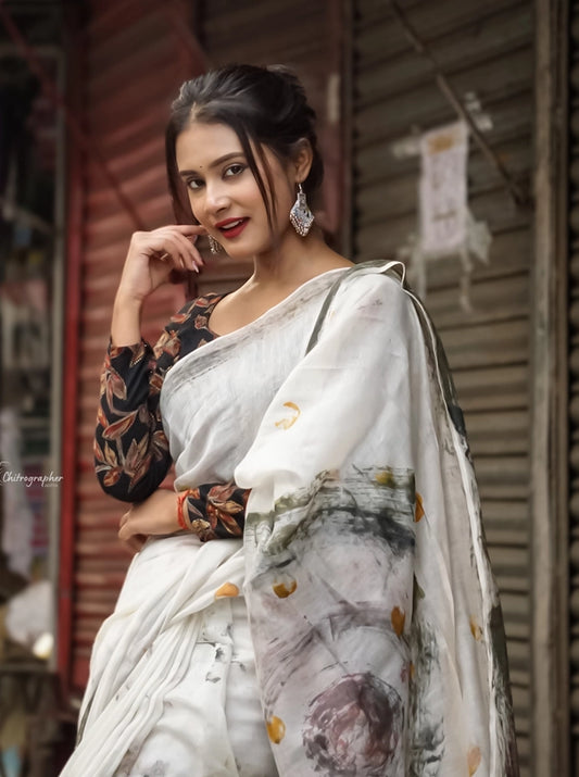 Life is a Canvas Aura Saree