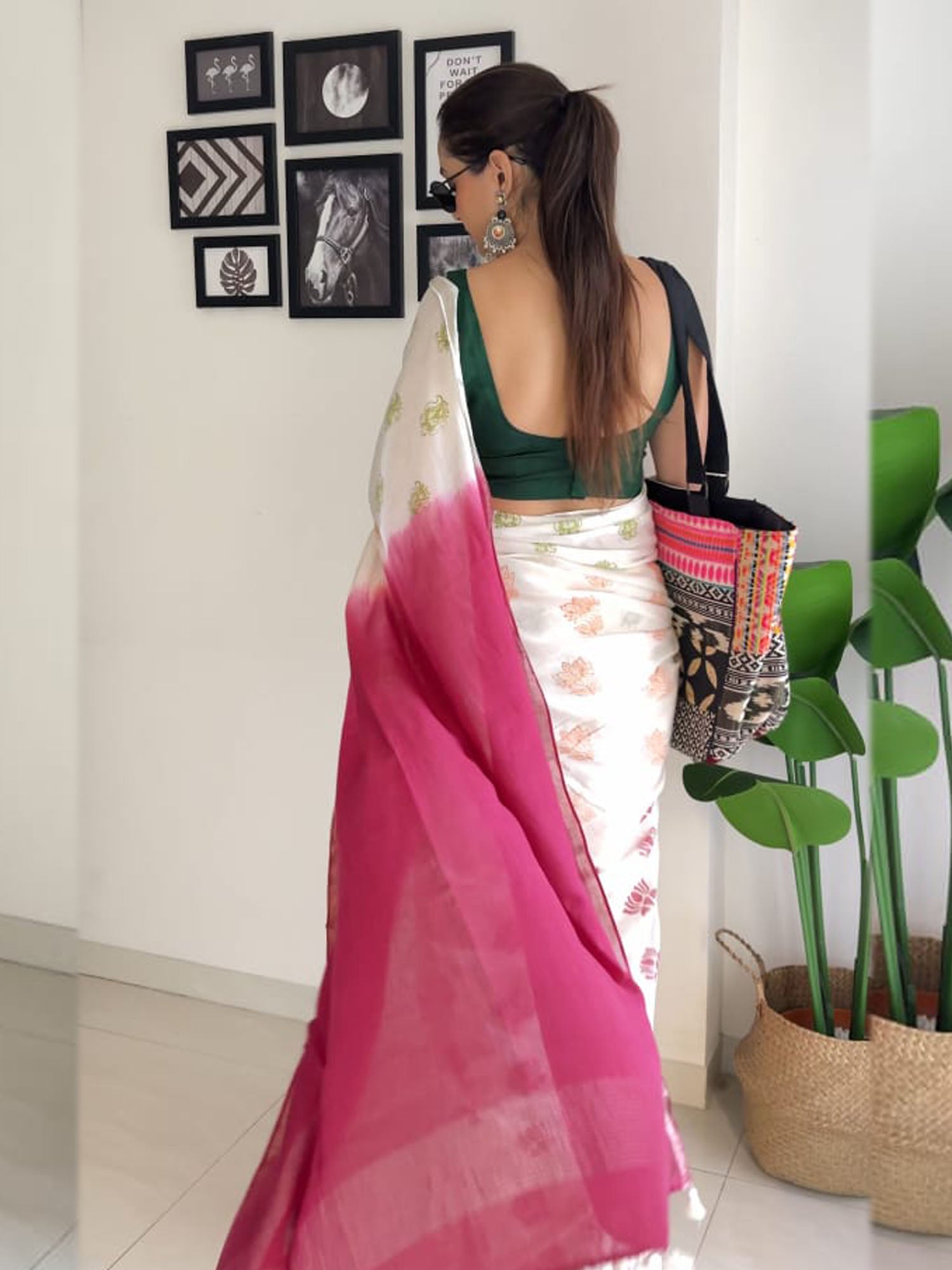 soulweaves lotus 3 col sarees