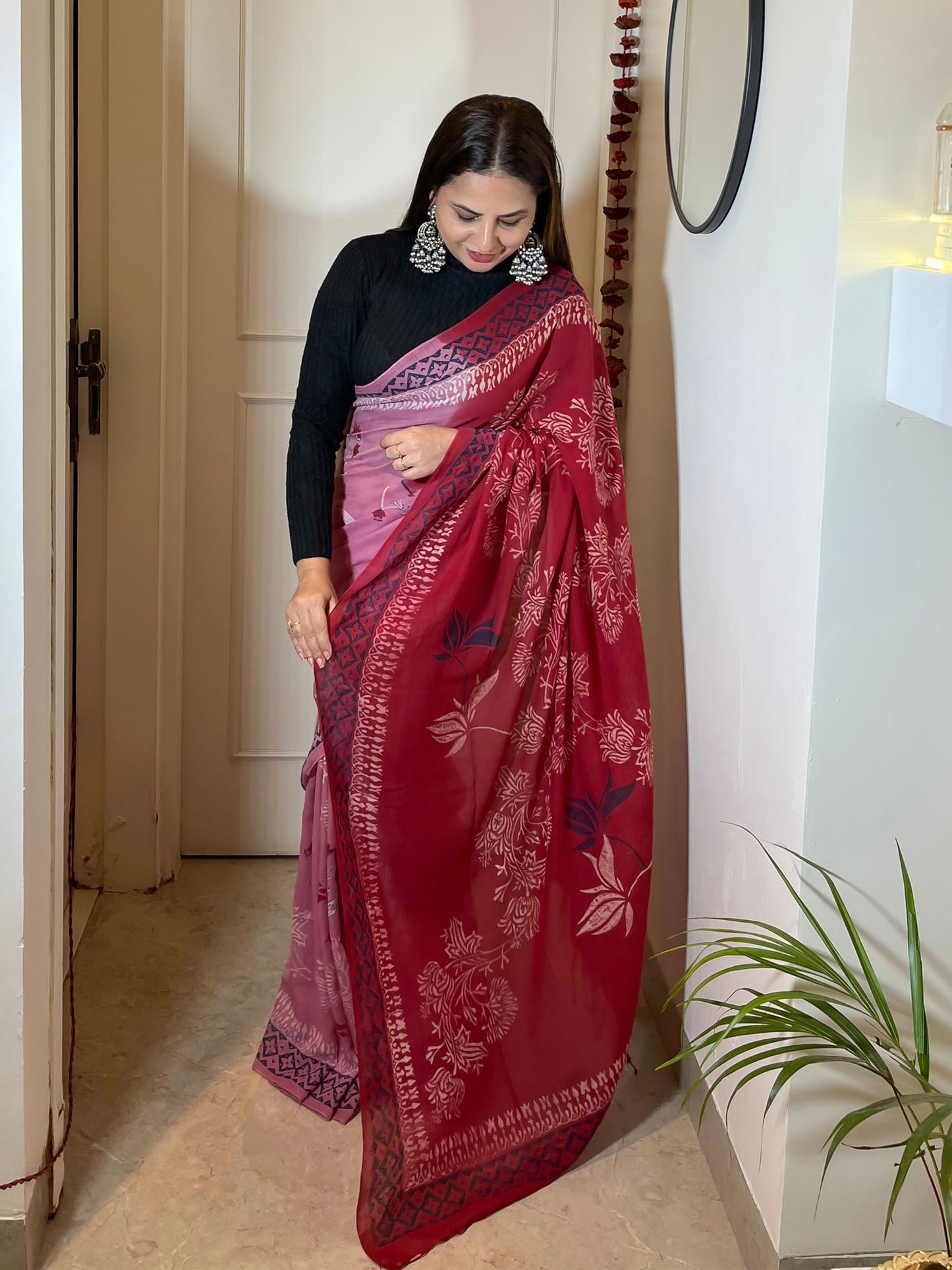 soulweaves-one-of-a-kind-pink-red-multi-saree