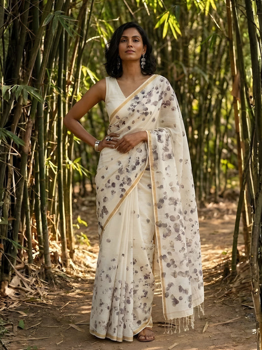 Shadow Petals Saree